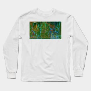 Flowing Water Abstract Long Sleeve T-Shirt